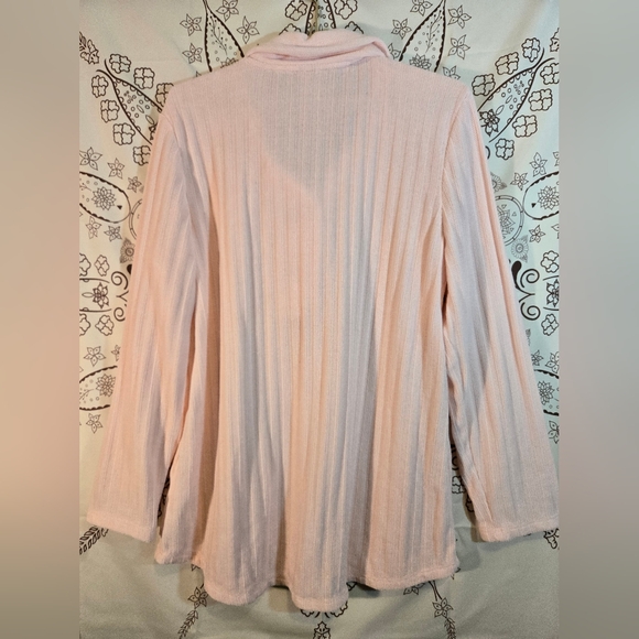 Ruby Rd. Light Pink Buttoned Sweater - Picture 2 of 4